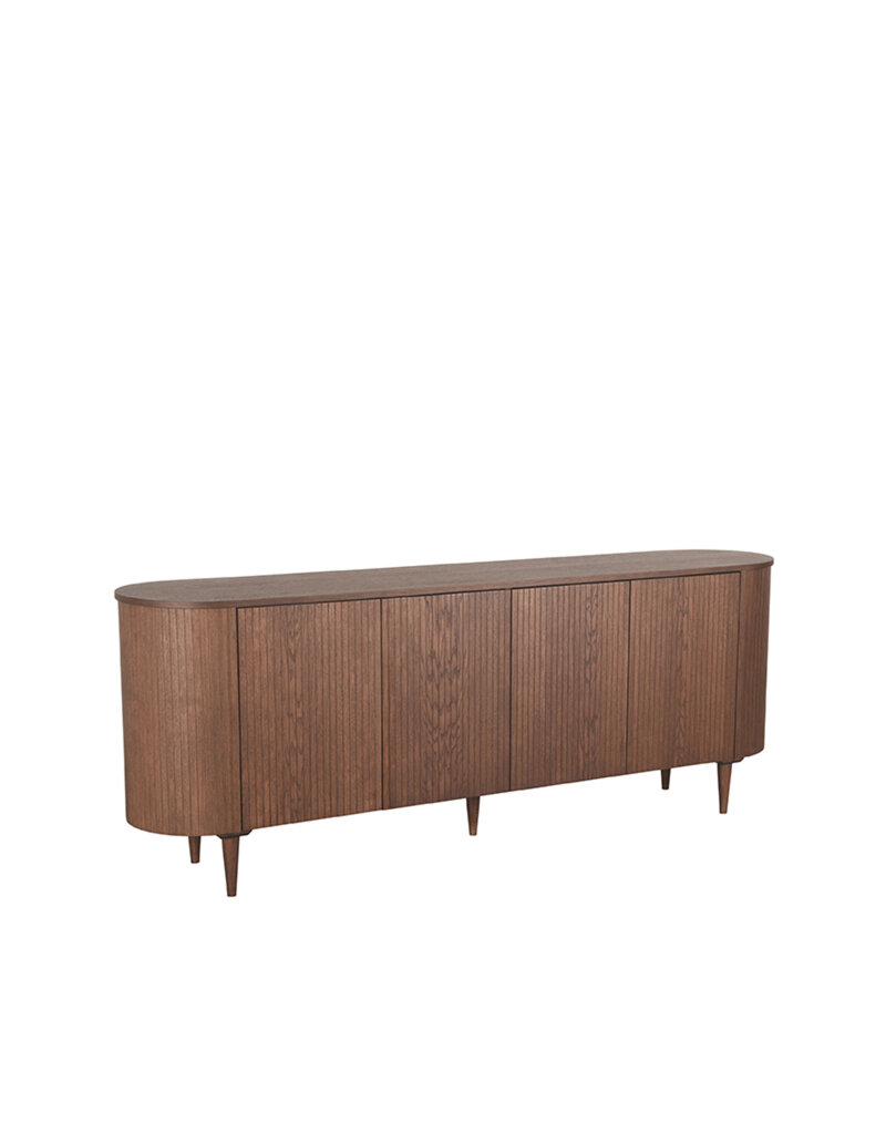 Damn LABEL51 Dressoir Oliva - Walnoot - Eiken - 220 cm