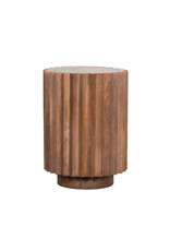 Damn LABEL51 Bijzettafel Novan - Nature Smooth - Mangohout - 35 cm