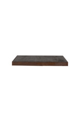Damn LABEL51 Eetkamertafel Tafelblad Straight Edge - Espresso - Mangohout - 70 cm Straight