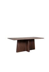 Damn LABEL51 Eetkamertafel Scott - Espresso - Mangohout - 200 cm
