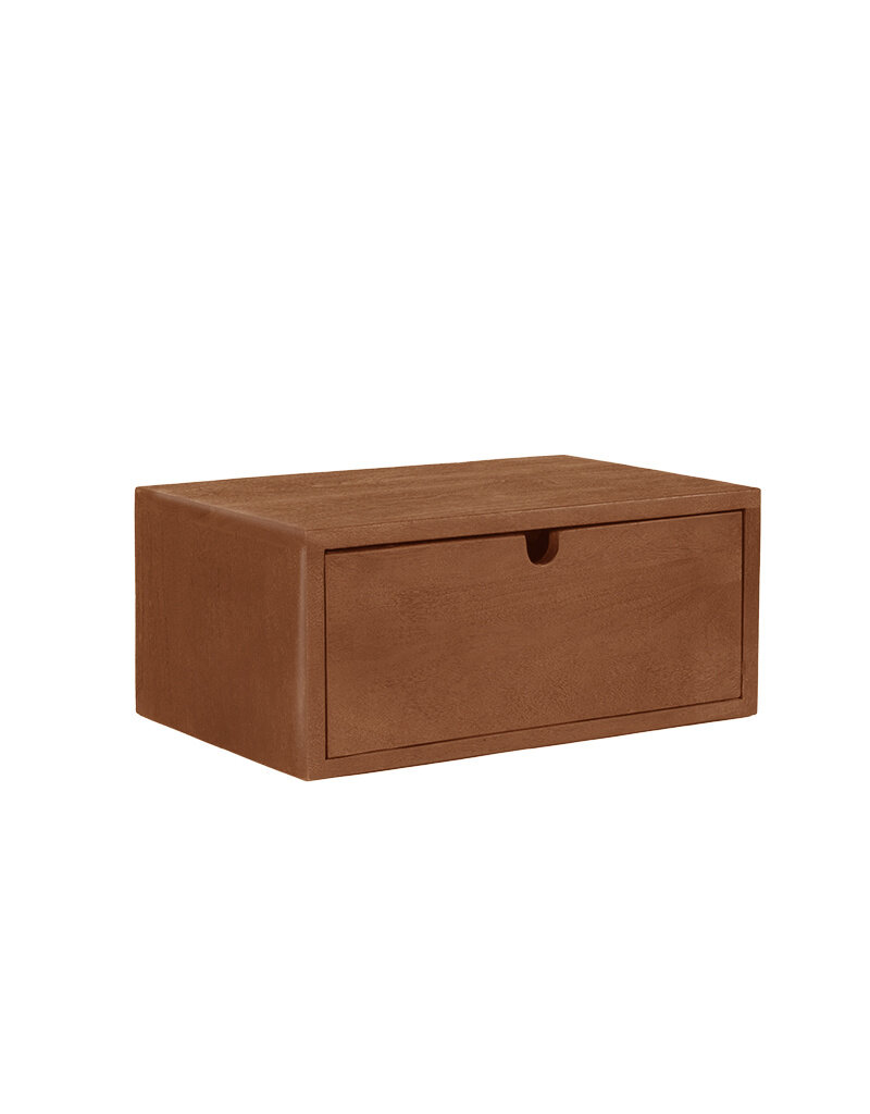 Damn LABEL51 Bijzettafel Hover - Nature Smooth - Mangohout - 45 cm