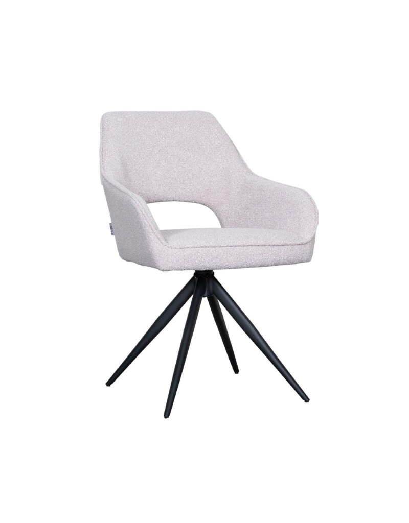 LABEL51 Eetkamerstoel Finley - Naturel - Boucle