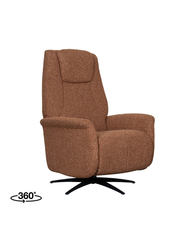 LABEL51 Fauteuil Stockholm - Coral - Micro Suede