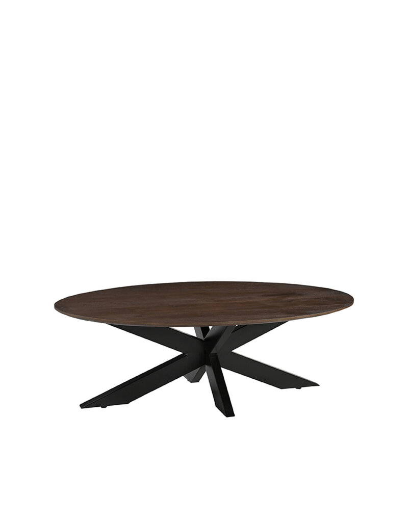 LABEL51 Salontafel James - Espresso - Mangohout - 130 cm