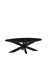 LABEL51 Salontafel James - Zwart - Mangohout - 130 cm