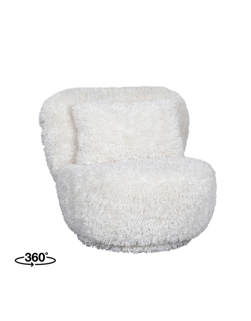 LABEL51 LABEL51 Fauteuil Doodle - Crème - Stof