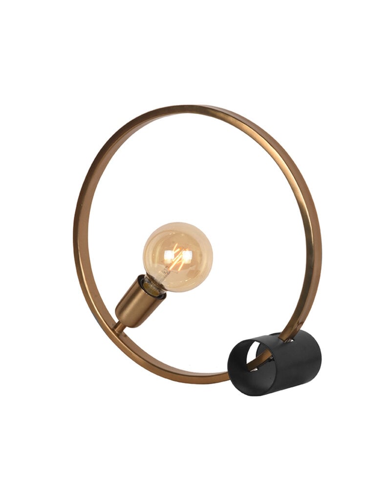 LABEL51 LABEL51 Tafellamp Ring - Antiek goud - Metaal