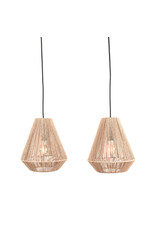 LABEL51 LABEL51 Hanglamp Ibiza - Naturel - Jute - 2-Lichts