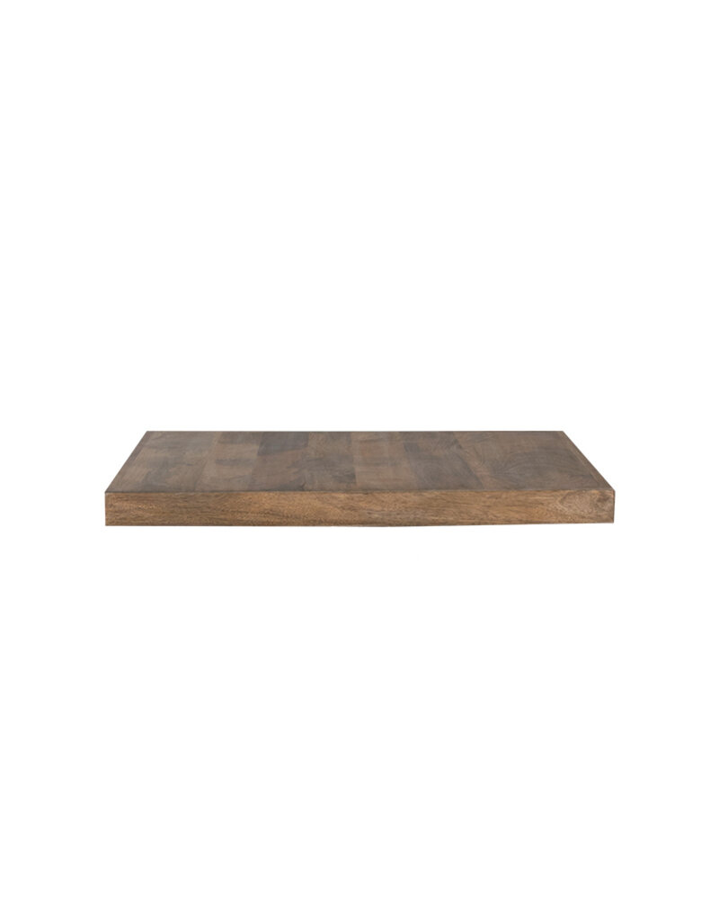 LABEL51 LABEL51 Eetkamertafel Tafelblad Straight Edge - Rough - Mangohout - 70 cm Straight