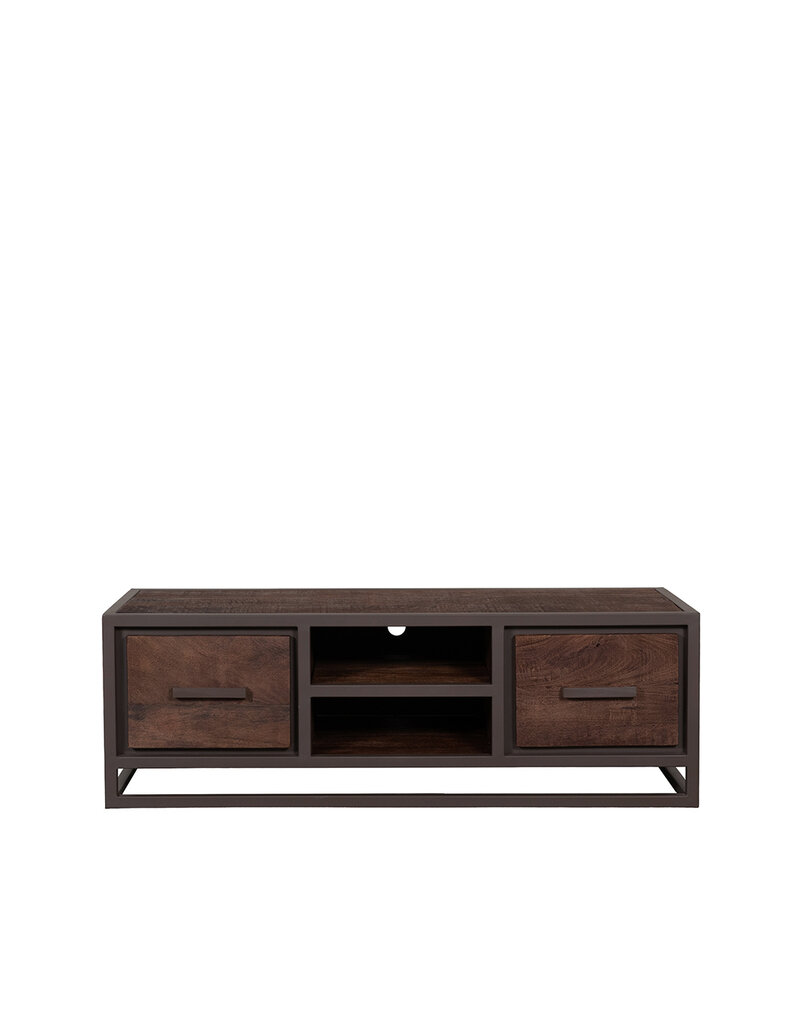 Damn LABEL51 Tv-Meubels Peru - Espresso - Mangohout - 120 cm