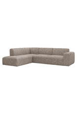 Damn LABEL51 Hoekbank Verona - Taupe - Geweven - Links Voorstaand