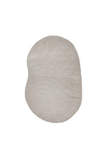 Damn LABEL51 Vloerkleden Goa - Taupe - Polyester - 160x230 cm - Organisch