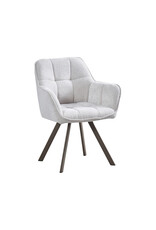 Damn LABEL51 Eetkamerstoel Riley - Naturel - Geweven