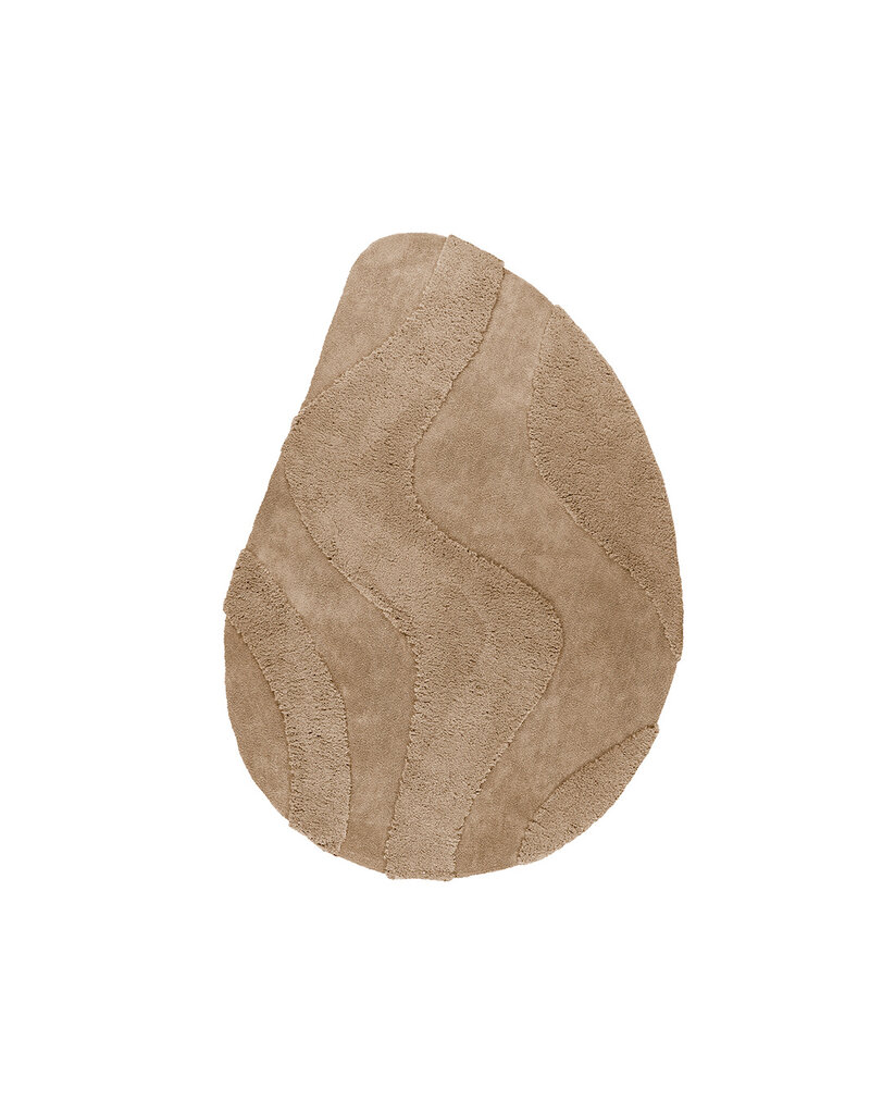 Damn LABEL51 Vloerkleden Rima - Beige - Synthetisch - 160x230 cm - Organisch