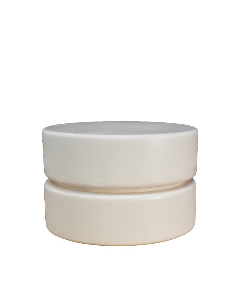 Damn LABEL51 Salontafel Milly - Soft Sand - Mangohout - 50 cm - Rond