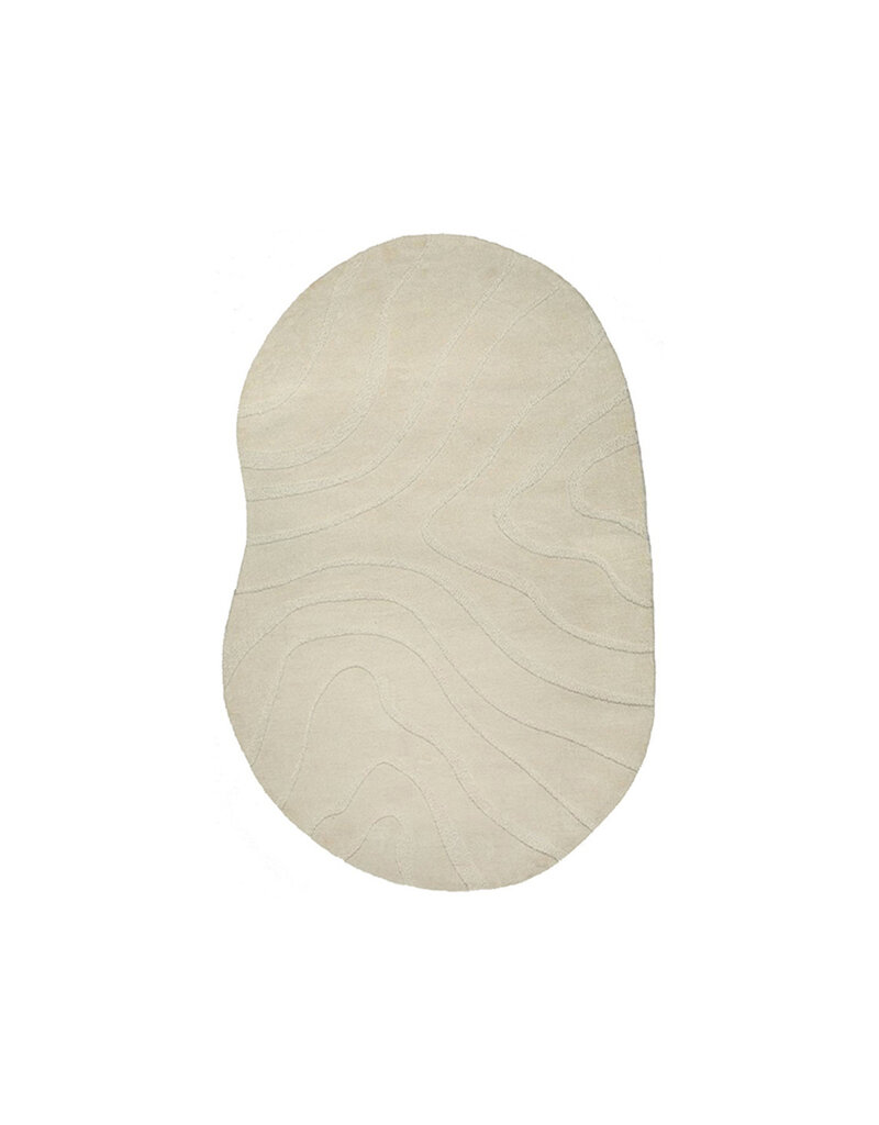 Damn LABEL51 Vloerkleden Goa - Zand - Polyester - 160x230 cm - Organisch