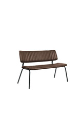 Damn LABEL51 Eetkamerbanken Gusto - Bruin - Kunstleder - 120 cm