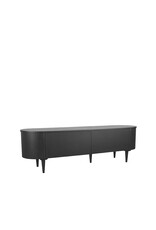 Damn LABEL51 Tv-Meubels Oliva - Zwart - Eiken - 180 cm