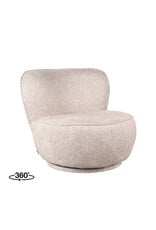 Damn LABEL51 Fauteuil Bunny - Taupe - Boucle