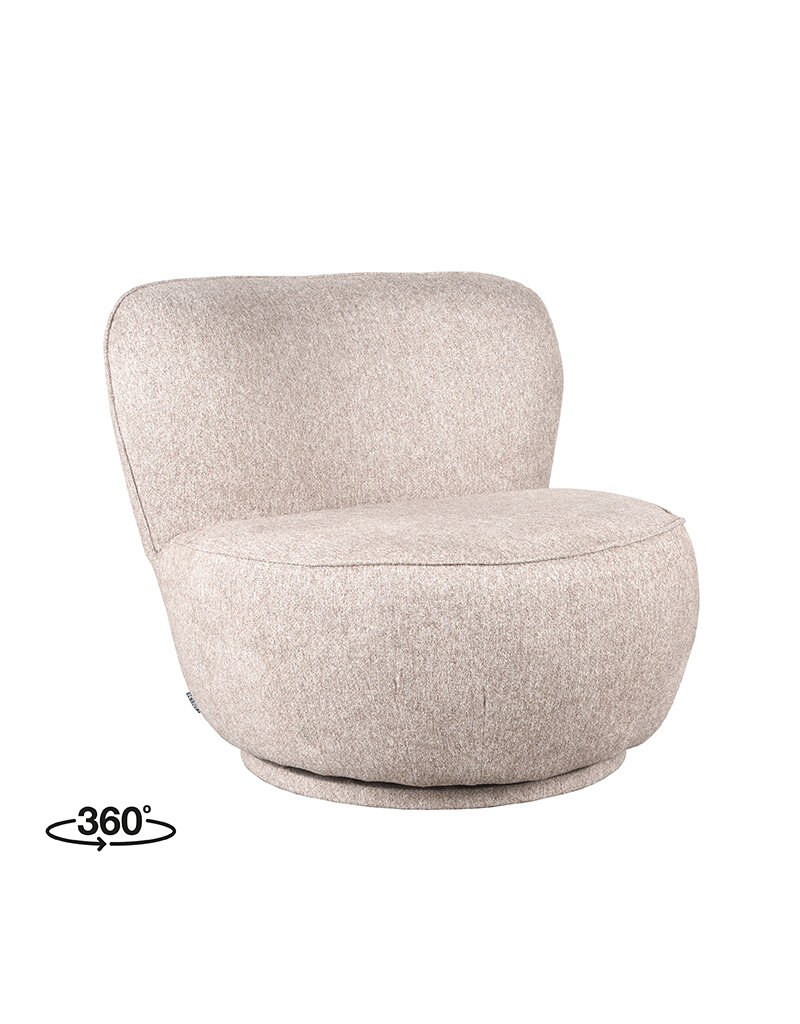 Damn LABEL51 Fauteuil Bunny - Taupe - Boucle