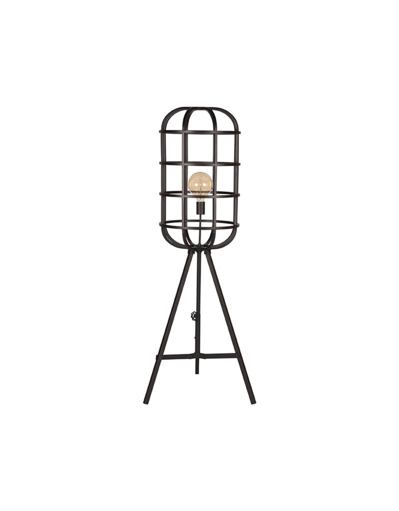 Damn LABEL51 Vloerlamp Twine - Zwart - Metaal - SALE
