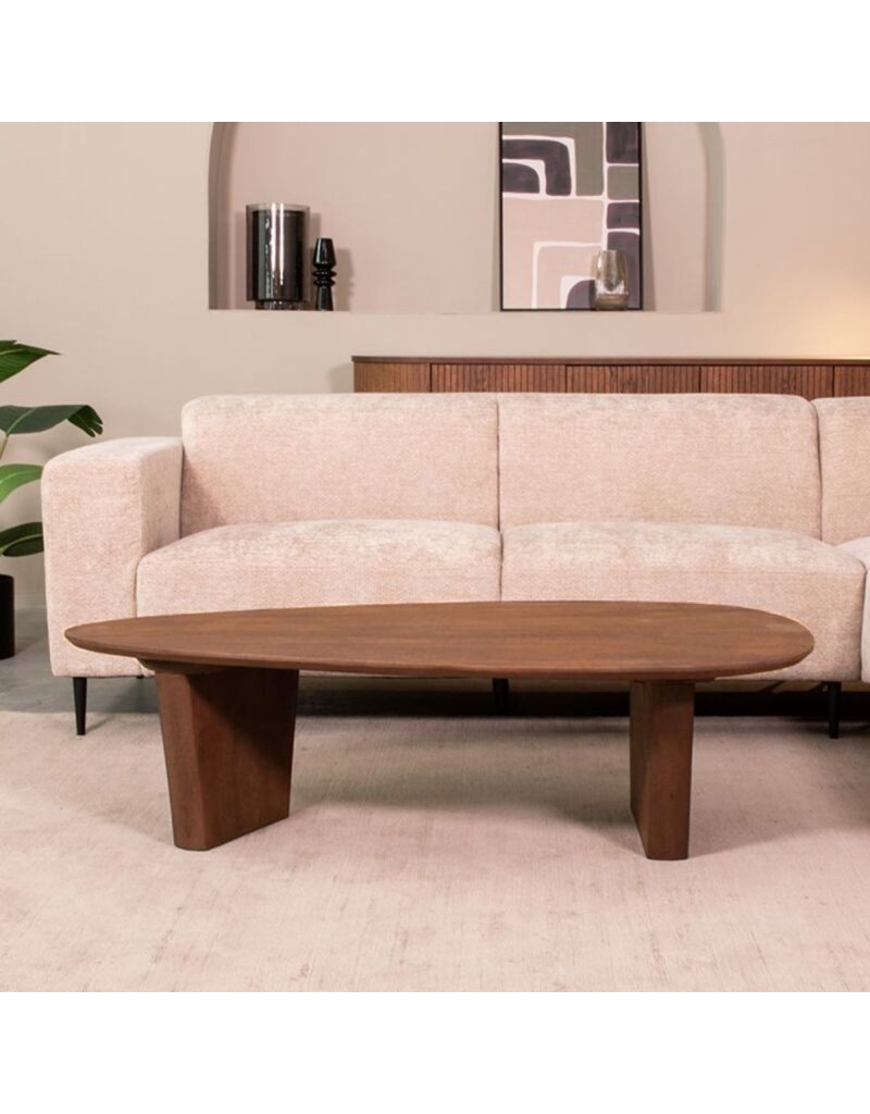 Damn LABEL51 Salontafel Wow - Nature Smooth - Mangohout - 135 cm