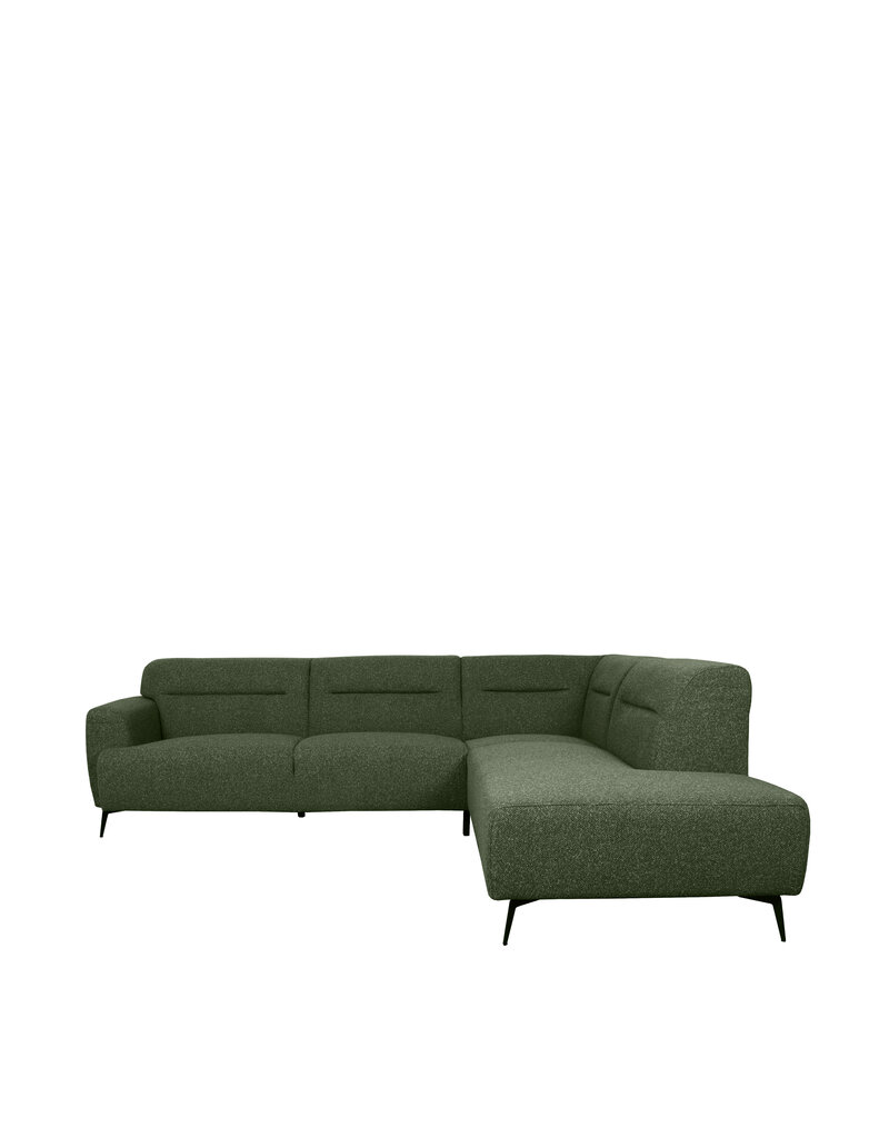 Damn LABEL51 Hoekbank Bolzano - Forest - Royal Boucle - Rechts Voorstaand