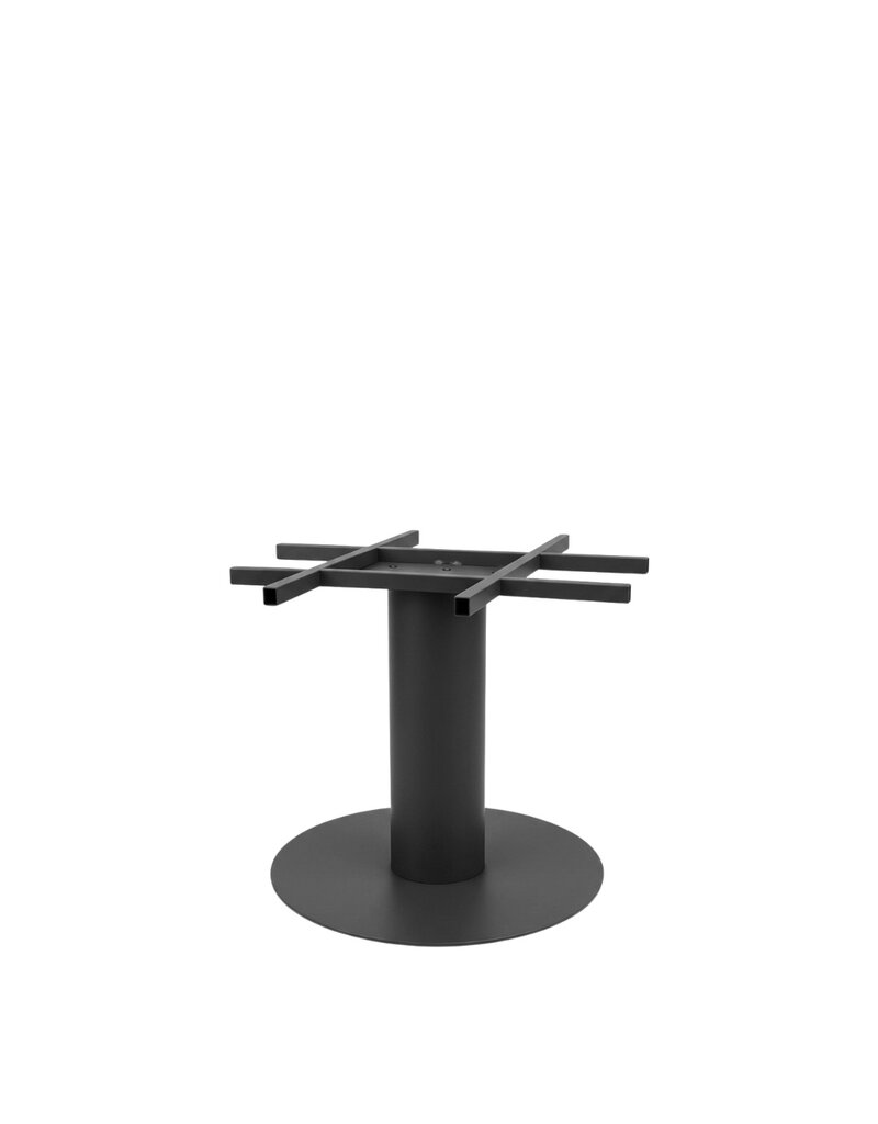 Damn LABEL51 Eetkamertafel Tafelpoot Extra Stable - Zwart - Metaal - 75x75x72 cm