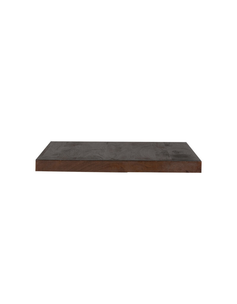 Damn LABEL51 Eetkamertafel Tafelblad Straight Edge - Espresso - Mangohout - 70 cm Straight