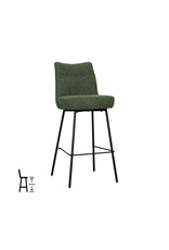 Damn LABEL51 Eetkamerstoel Lennon - Forest - Royal Boucle - Hoog