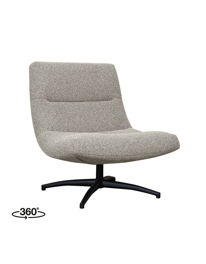 LABEL51 Fauteuil Calix - Truffel grijs - Boucle