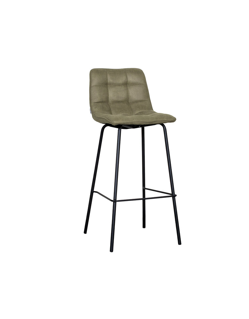 LABEL51 Barkruk Bistro - Moss - Fluweel