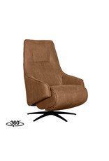 LABEL51 Fauteuil Odense - Cognac - Micro Suede