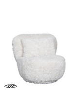LABEL51 LABEL51 Fauteuil Doodle - Crème - Stof