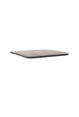 LABEL51 LABEL51 Eetkamertafel Tafelblad Sloppy Edge - Zwart - Mangohout - 70 cm Sloppy