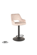 LABEL51 LABEL51 Barkruk Fer - Naturel - Velours