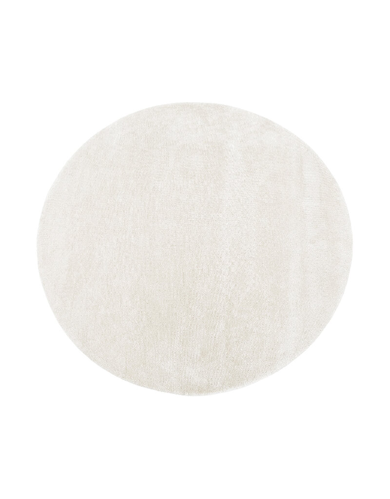 Damn LABEL51 Vloerkleden Mila - Ivoor - Polyester - 200x200 cm - Rond
