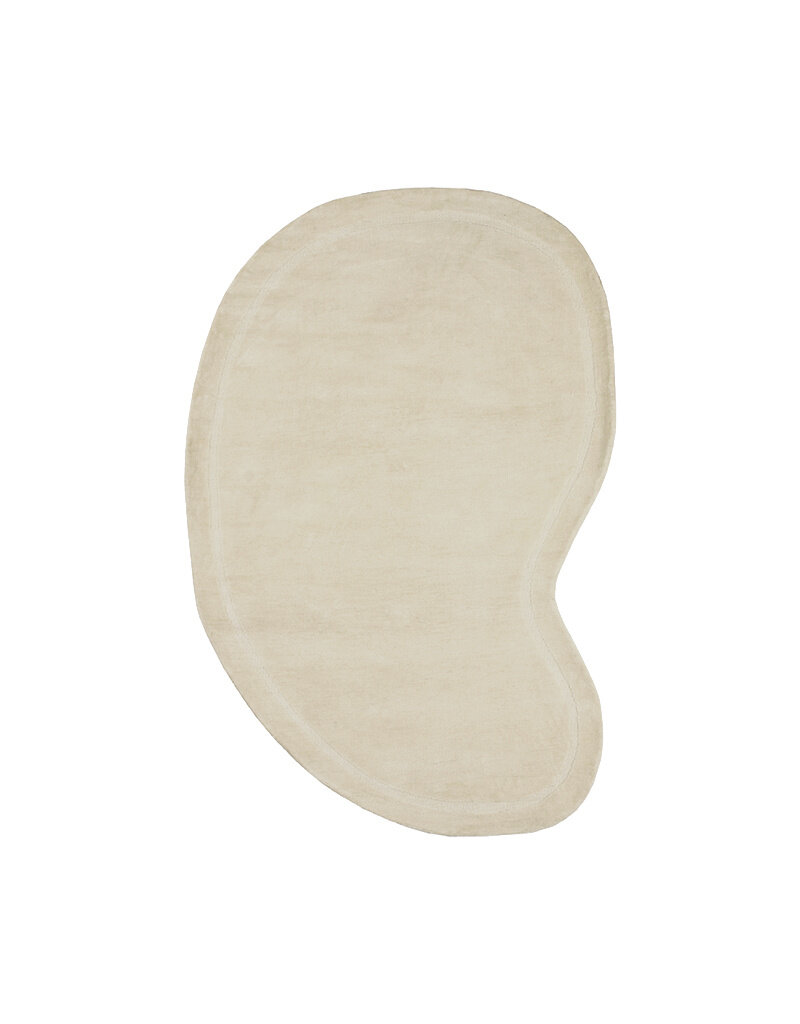 Damn LABEL51 Vloerkleden Mody - Zand - Polyester - 200x300 cm - Organisch