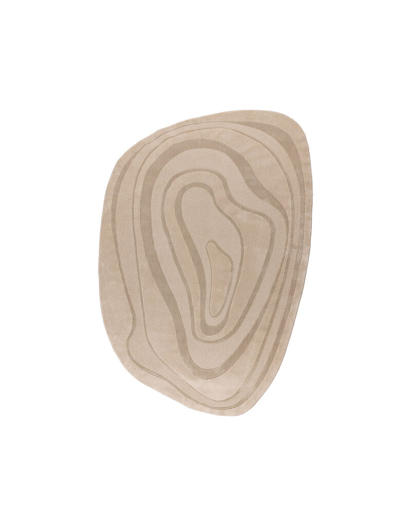 Damn LABEL51 Vloerkleden Vinto - Beige - Synthetisch - 200x290 cm - Organisch