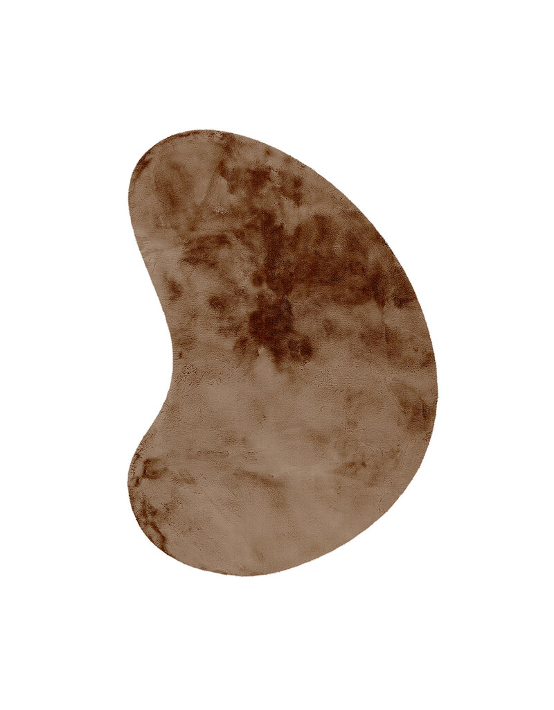 Damn LABEL51 Vloerkleden Indy - Chocolate - Polyester - 160x230 cm - Organisch
