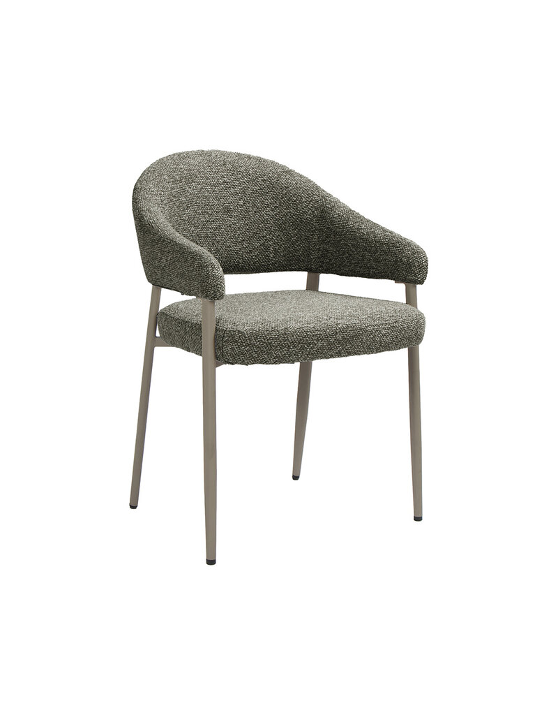 Damn LABEL51 Eetkamerstoel Sora - Mushroom - Boucle