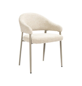 Damn LABEL51 Eetkamerstoel Sora - Naturel - Boucle