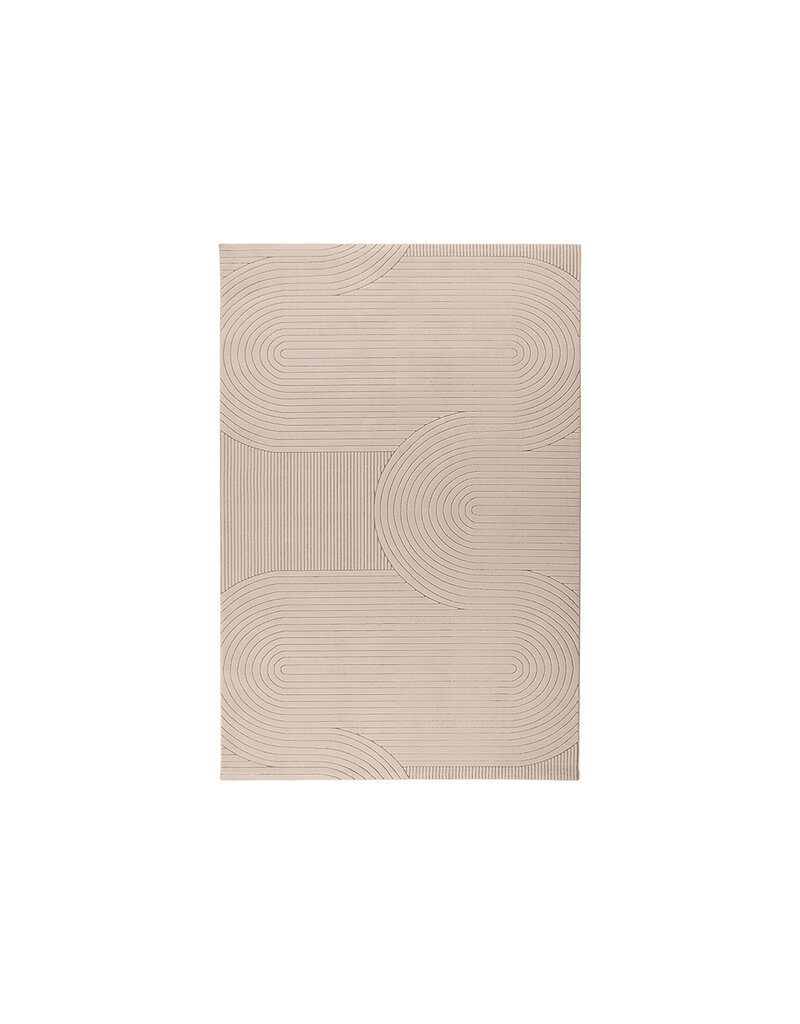 Damn LABEL51 Vloerkleden Lavita - Taupe - Synthetisch - 160x230 cm