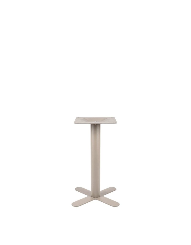 Damn LABEL51 Eetkamertafel X-Poot - Taupe - Metaal - X-Poot 50x50 cm