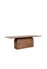 Damn LABEL51 Eetkamertafel Owen - Nature Smooth - Mangohout - 200 cm - Rechthoek