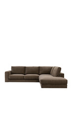 Damn LABEL51 Hoekbank Valero - Retro Taupe Tresor - Chenille - Hoekbank Rechts