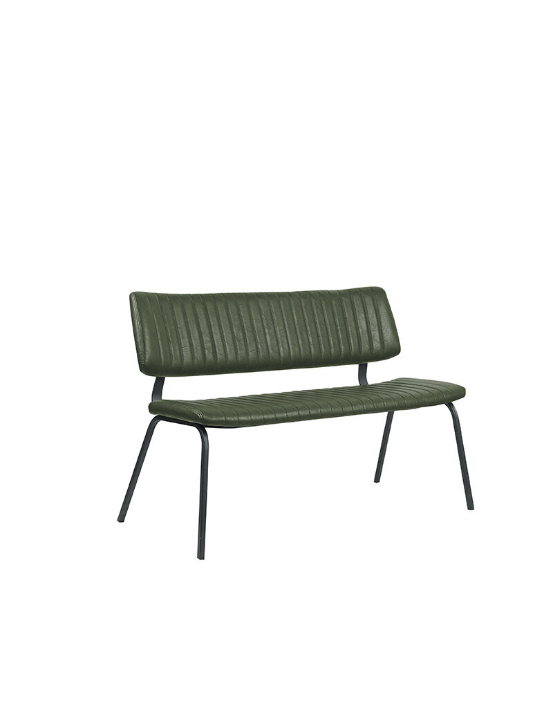 Damn LABEL51 Eetkamerbanken Gusto - Hunter - Kunstleder - 120 cm