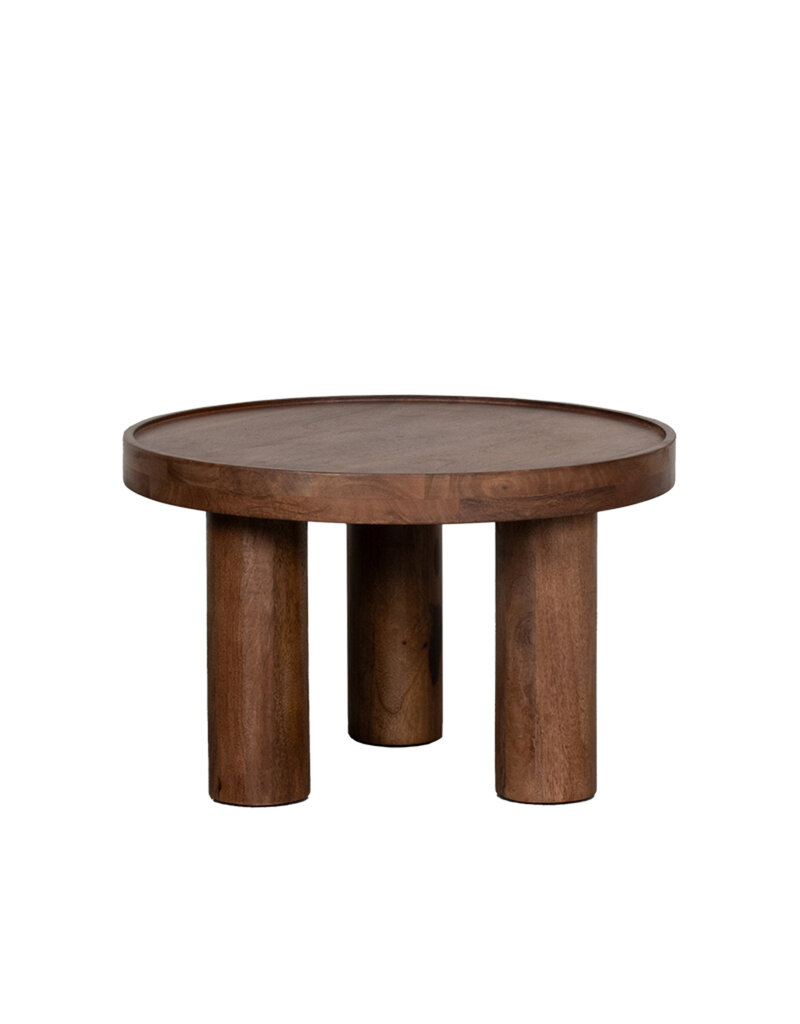 Damn LABEL51 Salontafel Elly - Nature Smooth - Mangohout - 60 cm - Rond