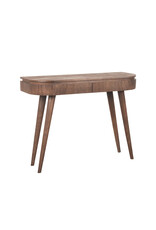 Damn LABEL51 Bureau's Nils - Espresso - Mangohout - 100 cm