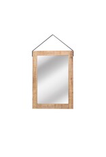Damn LABEL51 Spiegel - Naturel - Mangohout - 60x85 cm